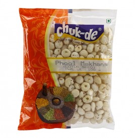 Chuk-de Phool Makhana (Lotus Seeds)  Pack  100 grams